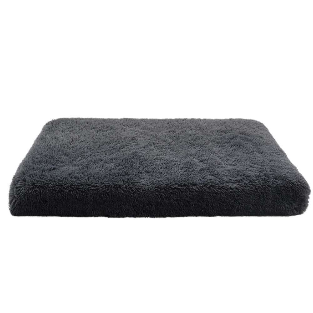 Removable washable cover on dog sofa bed