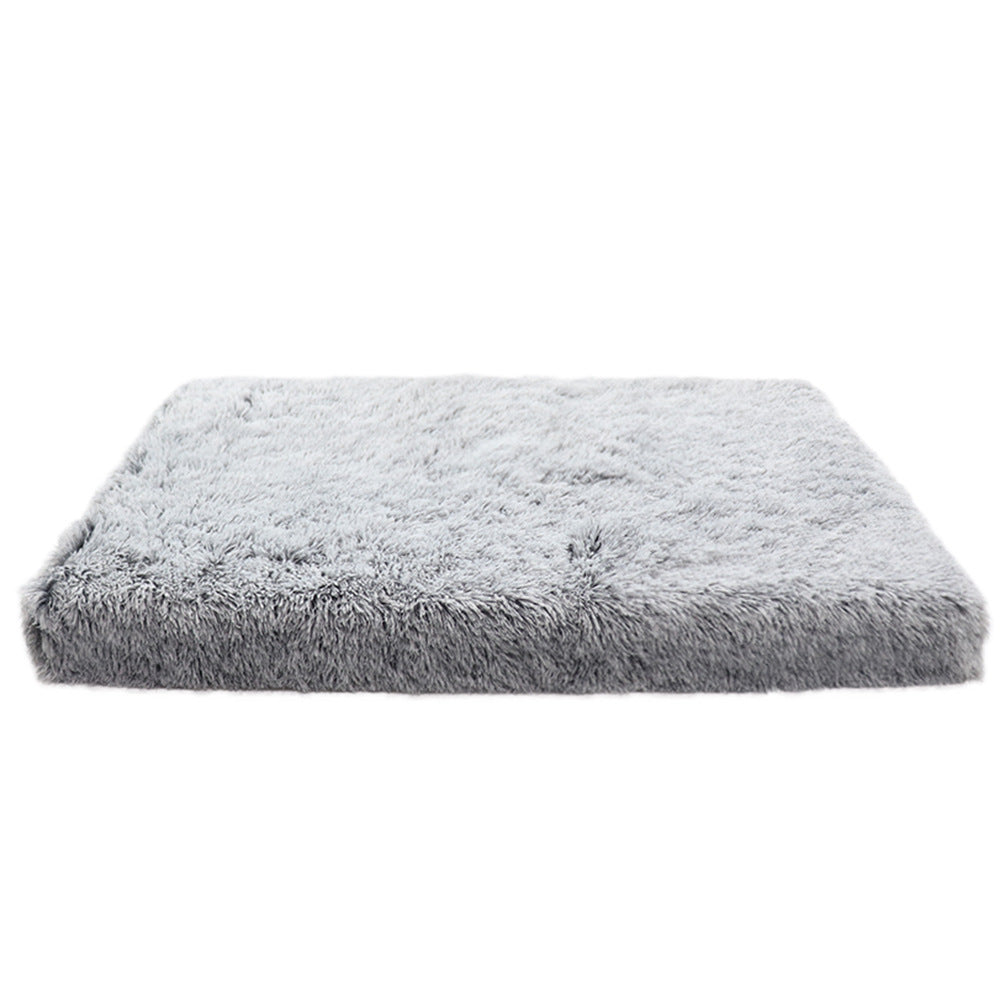 Dog sofa bed shown in coffee white color option