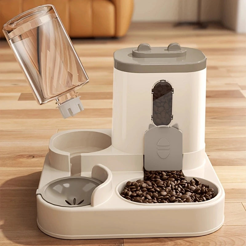 Large-Capacity Pet Feeder & Water Dispenser