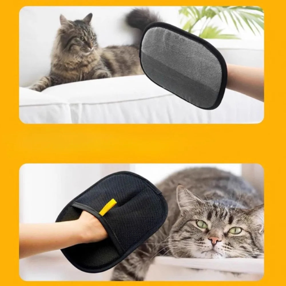 Pet grooming glove product packaging