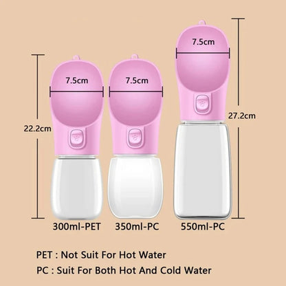 Leakproof Outdoor Water Bottle for Small Dogs