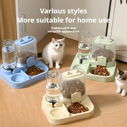 Dual Bowl Automatic Pet Feeder