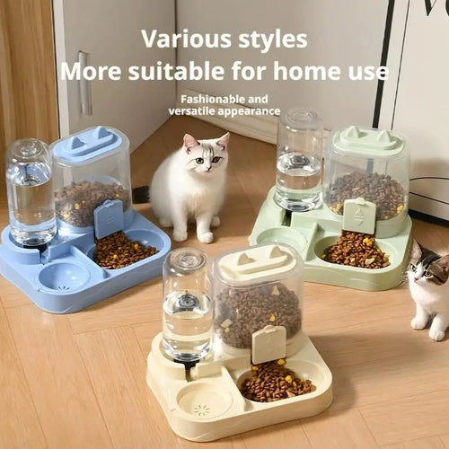 Dual Bowl Automatic Pet Feeder