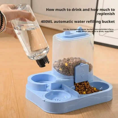 Dual Bowl Automatic Pet Feeder