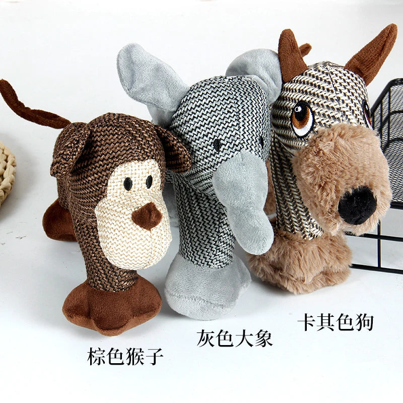 Squeaky Plush Chew Toy for Dogs