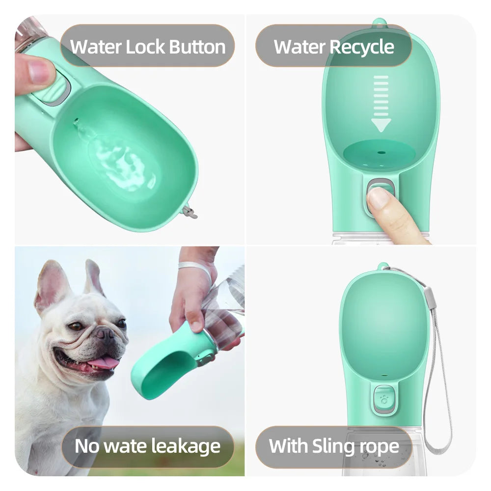 Leakproof Outdoor Water Bottle for Small Dogs
