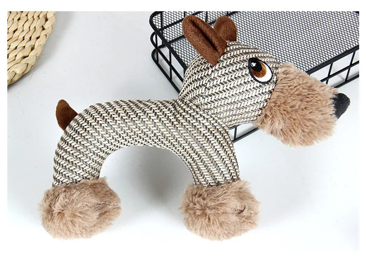 Squeaky Plush Chew Toy for Dogs