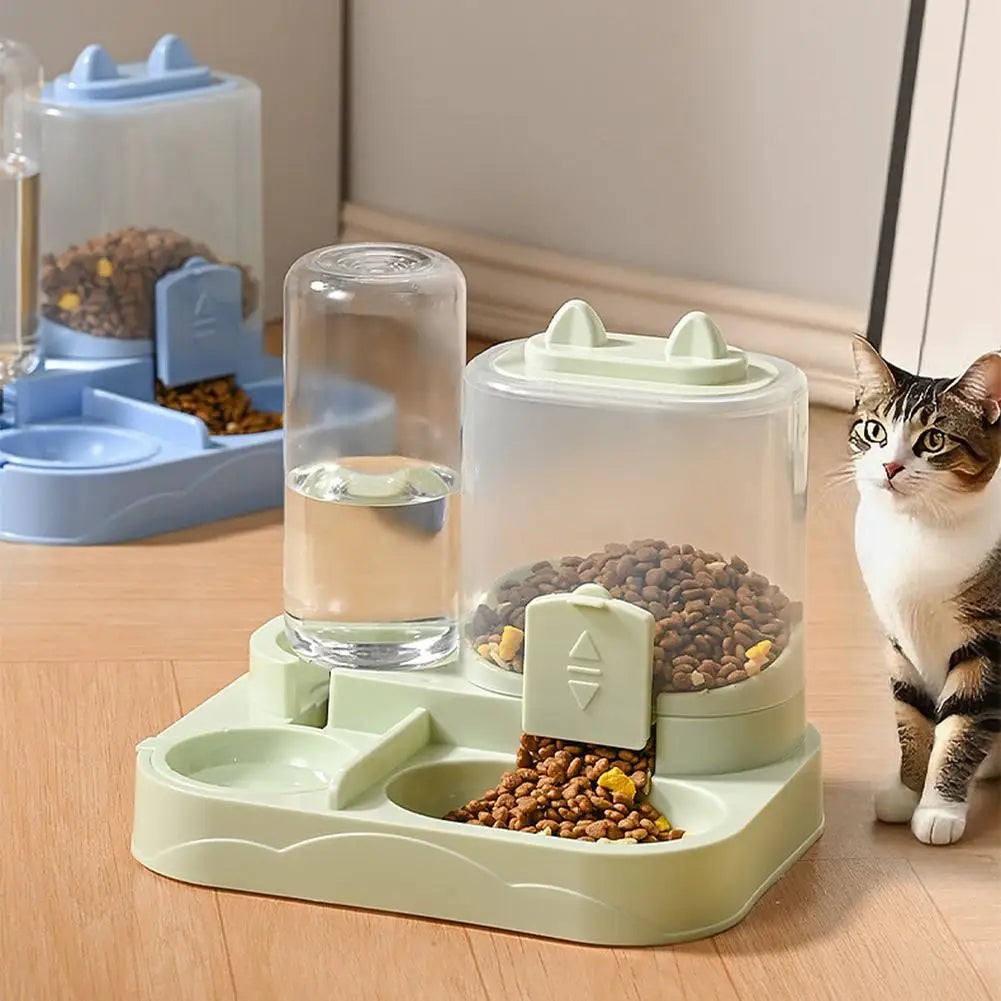 Dual Bowl Automatic Pet Feeder