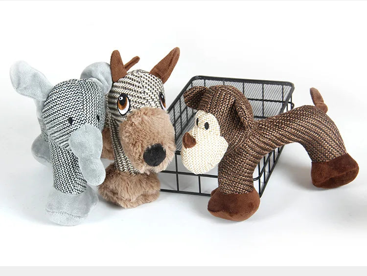 Squeaky Plush Chew Toy for Dogs