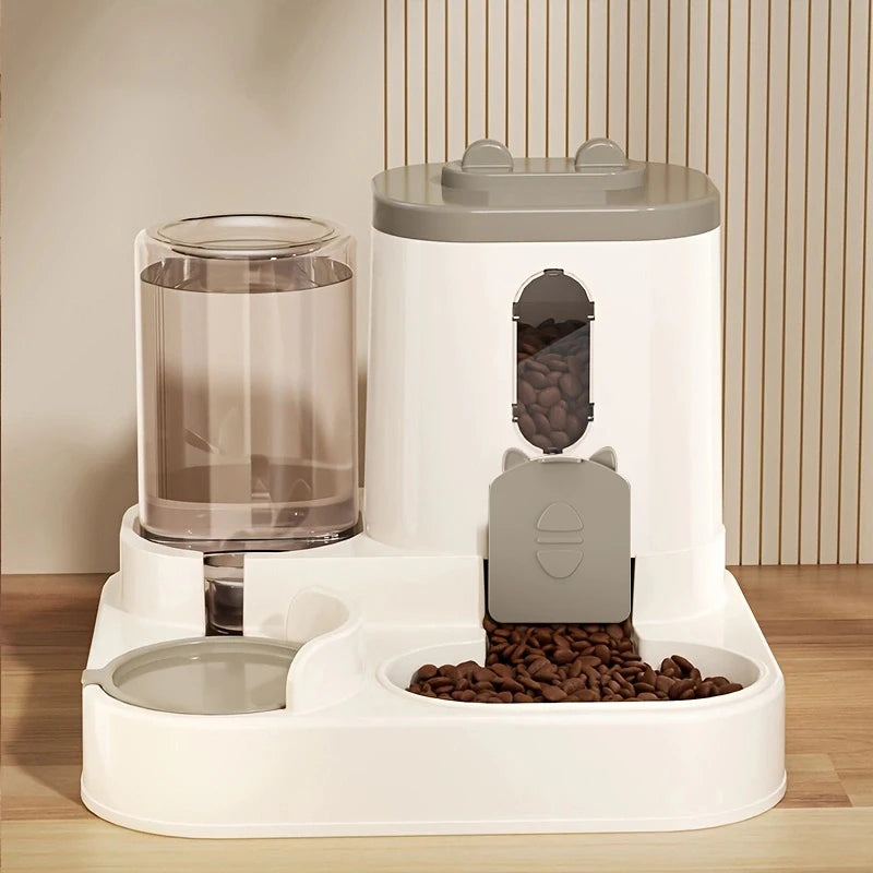 Large-Capacity Pet Feeder & Water Dispenser