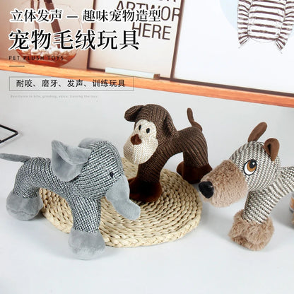 Squeaky Plush Chew Toy for Dogs