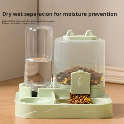 Dual Bowl Automatic Pet Feeder
