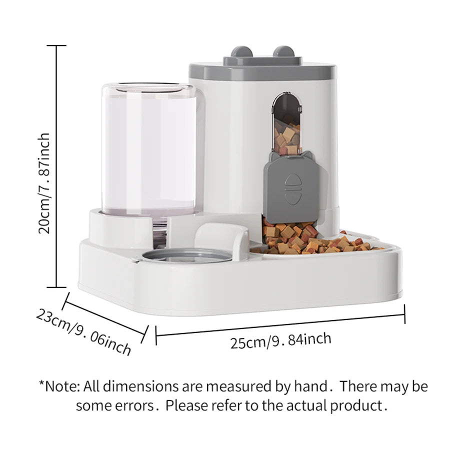 Large-Capacity Pet Feeder & Water Dispenser