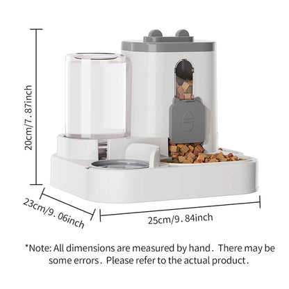 Large-Capacity Pet Feeder & Water Dispenser