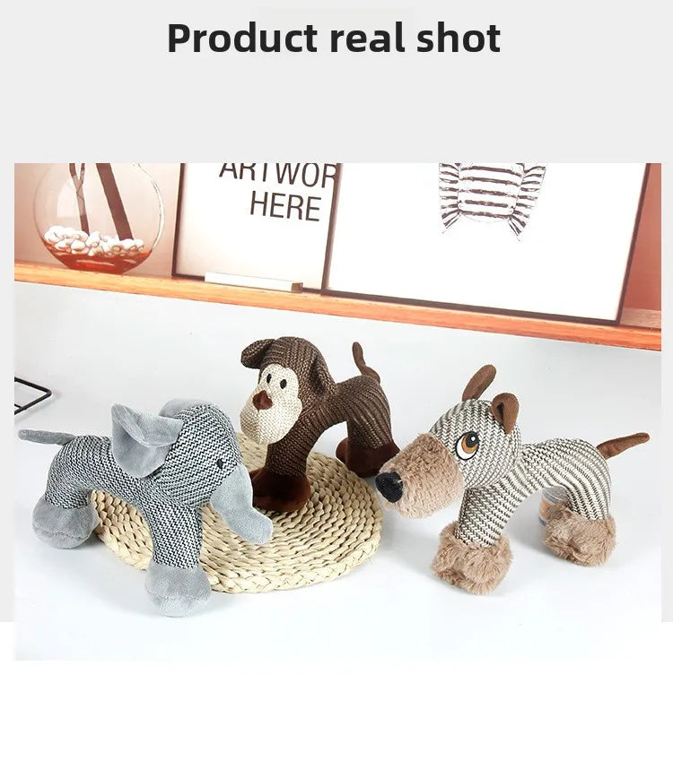 Squeaky Plush Chew Toy for Dogs
