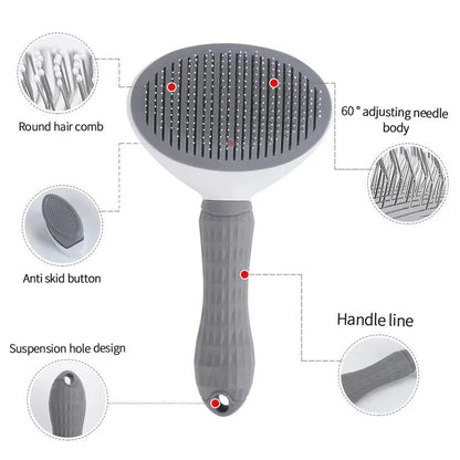 Pet Hair Brush & Comb Set