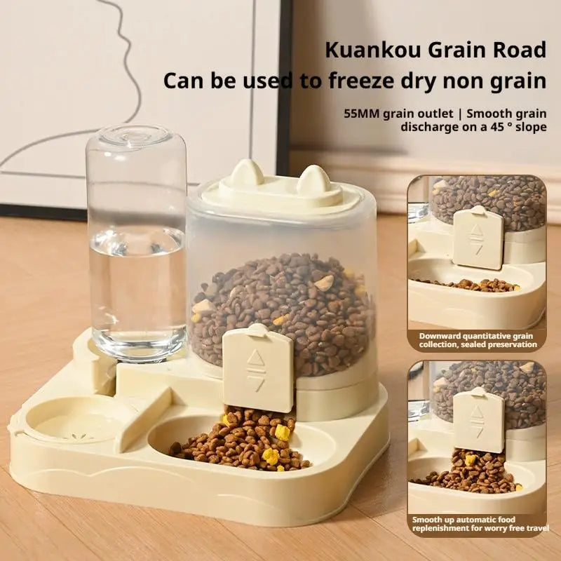 Dual Bowl Automatic Pet Feeder