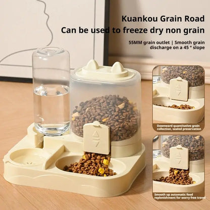 Dual Bowl Automatic Pet Feeder