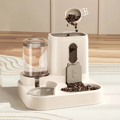 Large-Capacity Pet Feeder & Water Dispenser
