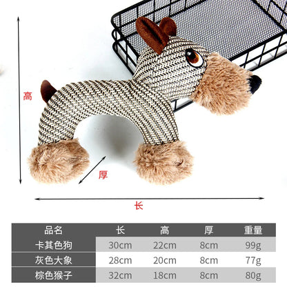 Squeaky Plush Chew Toy for Dogs
