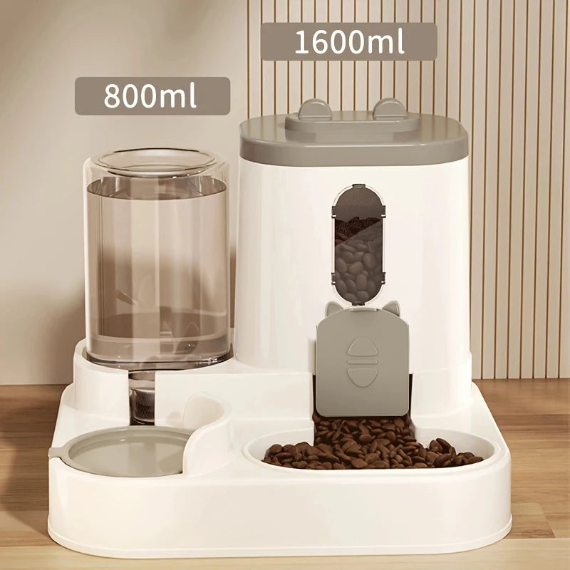Large-Capacity Pet Feeder & Water Dispenser