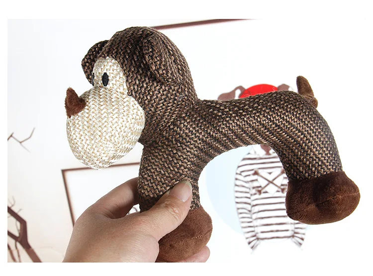 Squeaky Plush Chew Toy for Dogs