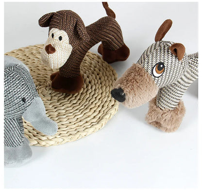 Squeaky Plush Chew Toy for Dogs