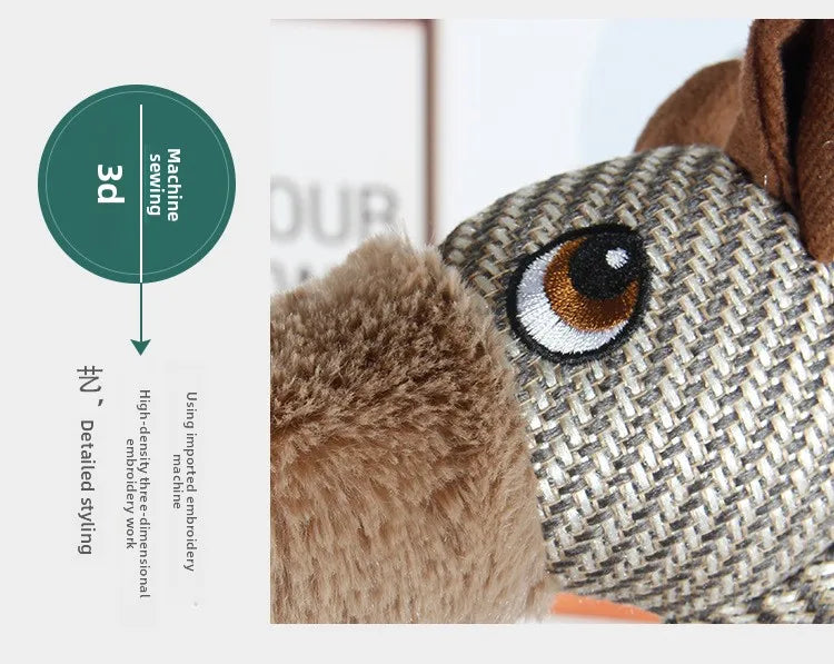 Squeaky Plush Chew Toy for Dogs